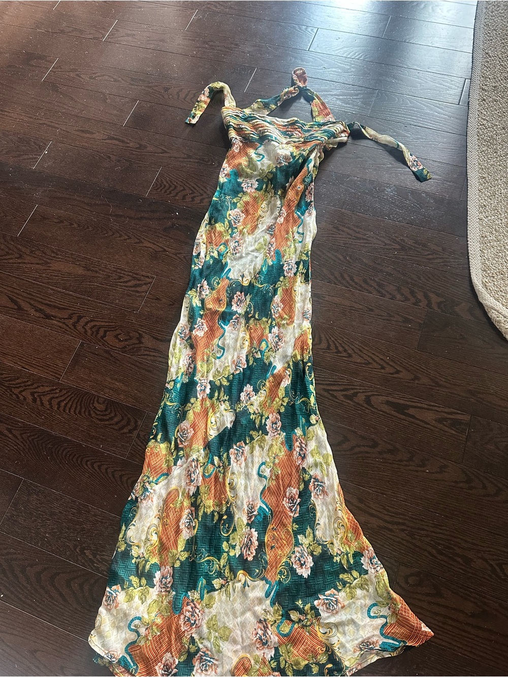 Floral Multi-Color Maxi Dress - Women